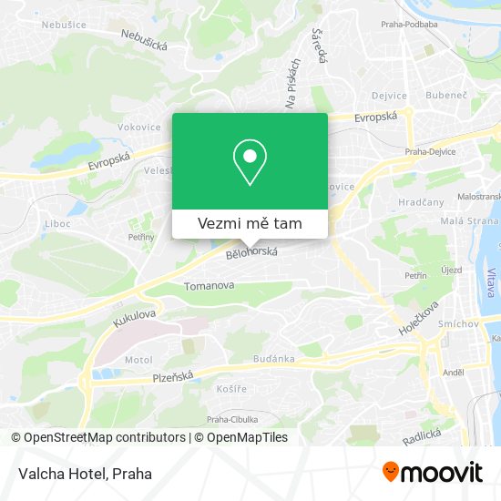 Valcha Hotel mapa