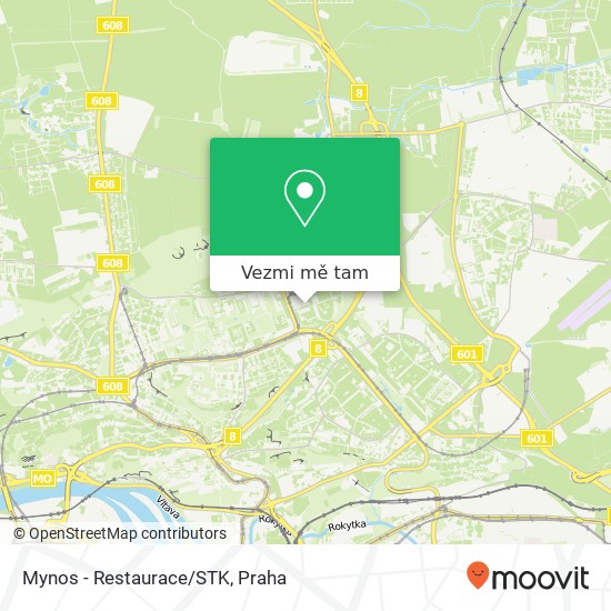 Mynos - Restaurace/STK mapa