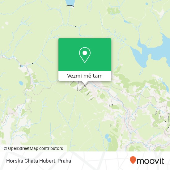 Horská Chata Hubert mapa