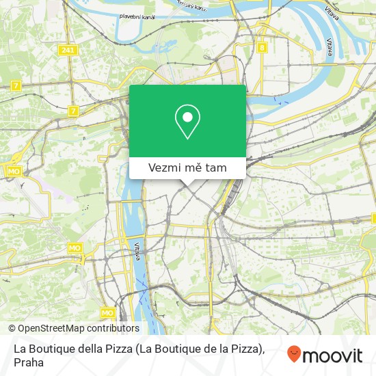 La Boutique della Pizza (La Boutique de la Pizza) mapa