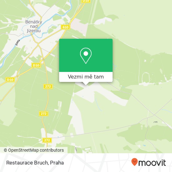 Restaurace Bruch mapa