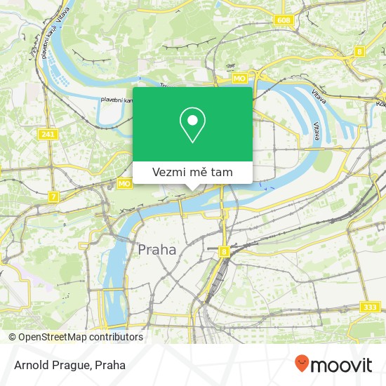 Arnold Prague mapa