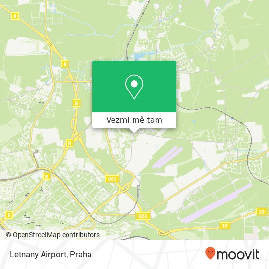 Letnany Airport mapa