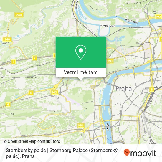 Šternberský palác | Sternberg Palace mapa