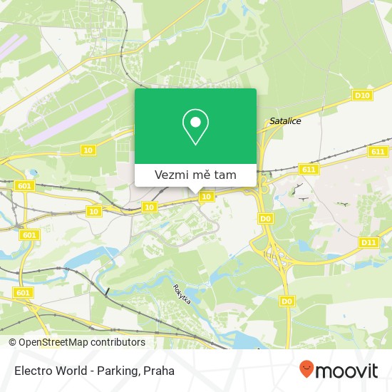 Electro World - Parking mapa