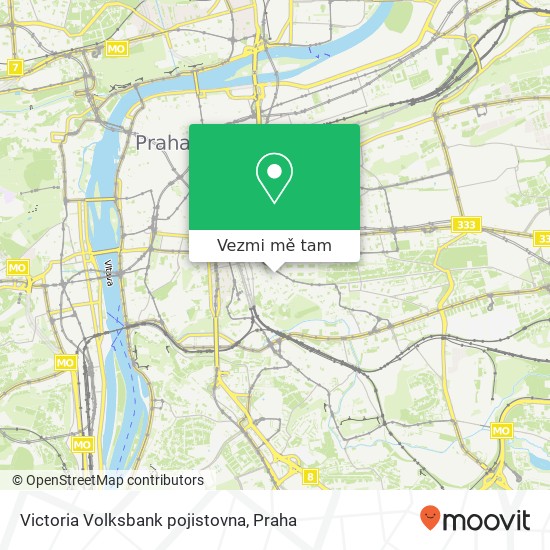 Victoria Volksbank pojistovna mapa