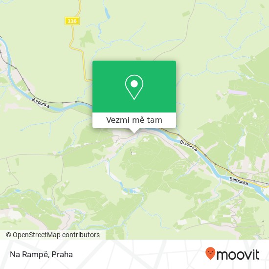 Na Rampě mapa