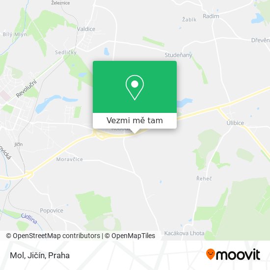 Mol, Jičín mapa