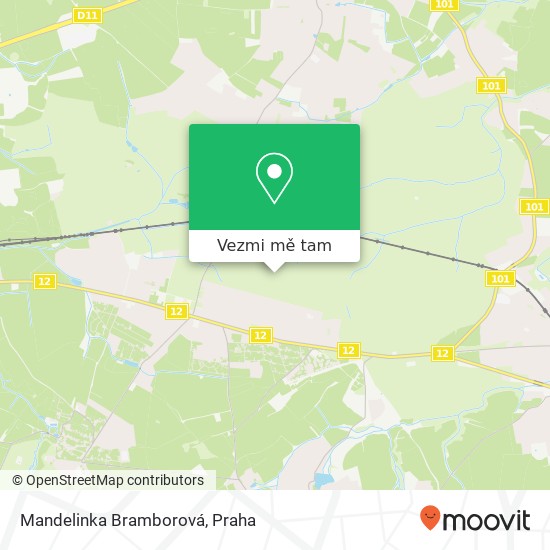 Mandelinka Bramborová mapa