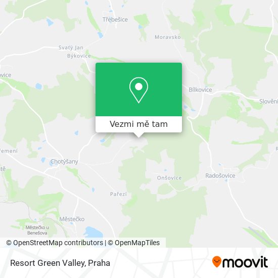 Resort Green Valley mapa