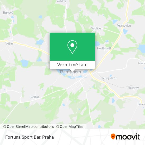 Fortuna Sport Bar mapa