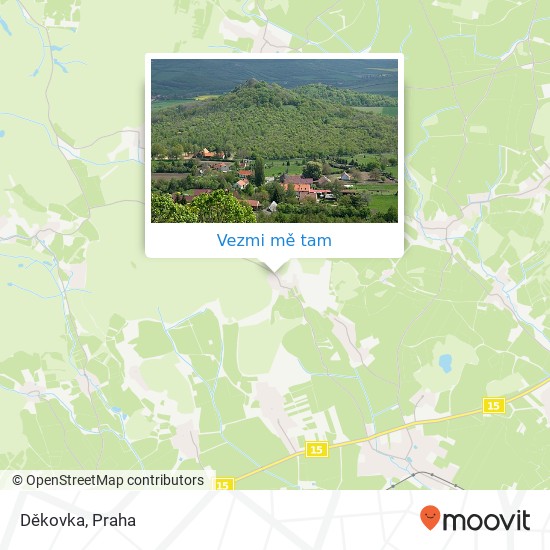 Děkovka mapa