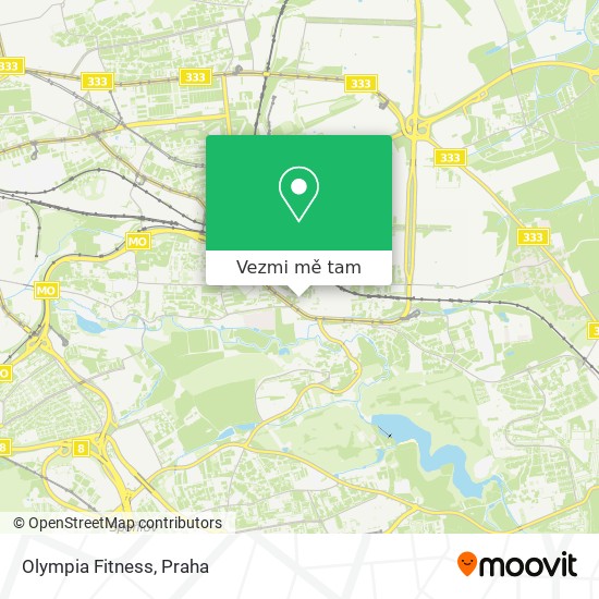 Olympia Fitness mapa