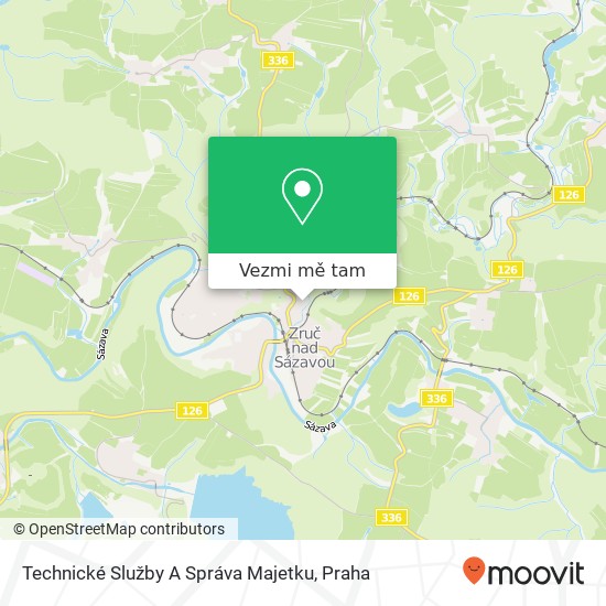 Technické Služby A Správa Majetku mapa