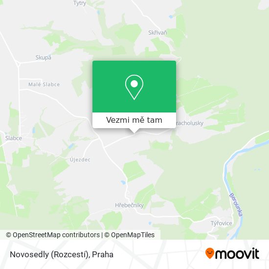 Novosedly (Rozcestí) mapa
