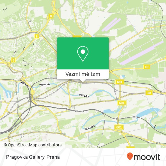 Pragovka Gallery mapa
