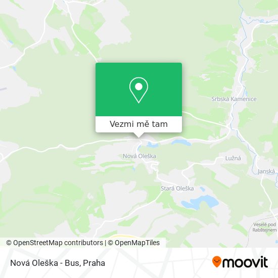 Nová Oleška - Bus mapa