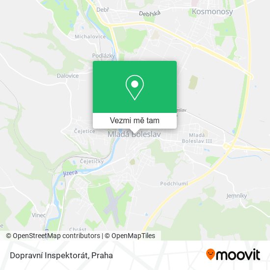 Dopravní Inspektorát mapa
