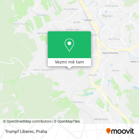 Trumpf Liberec mapa