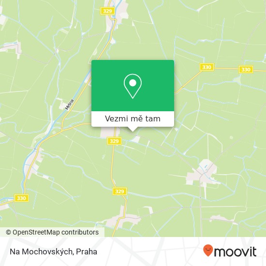 Na Mochovských mapa