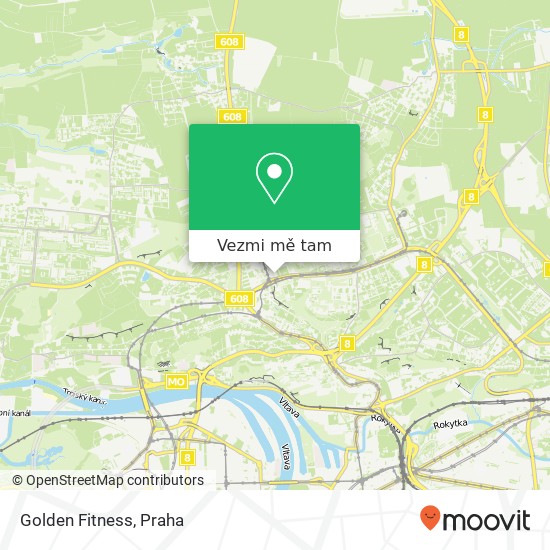 Golden Fitness mapa