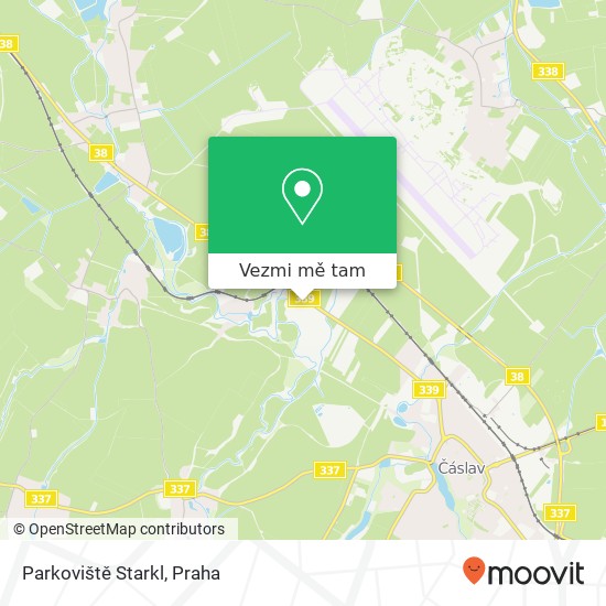 Parkoviště Starkl mapa