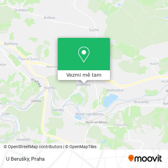 U Berušky mapa