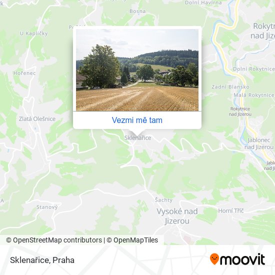 Sklenařice mapa