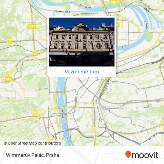 Wimmerův Palác mapa