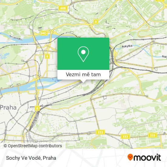 Sochy Ve Vodě mapa