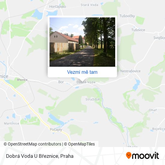 Dobrá Voda U Březnice mapa