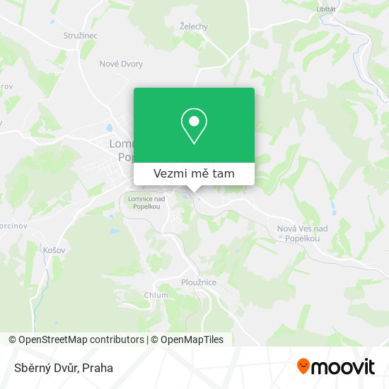 Sběrný Dvůr mapa
