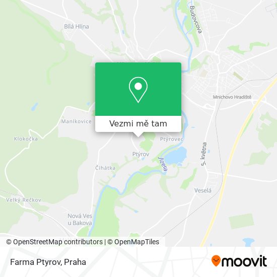 Farma Ptyrov mapa