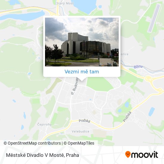 Městské Divadlo V Mostě mapa
