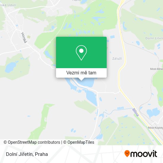 Dolní Jiřetín mapa