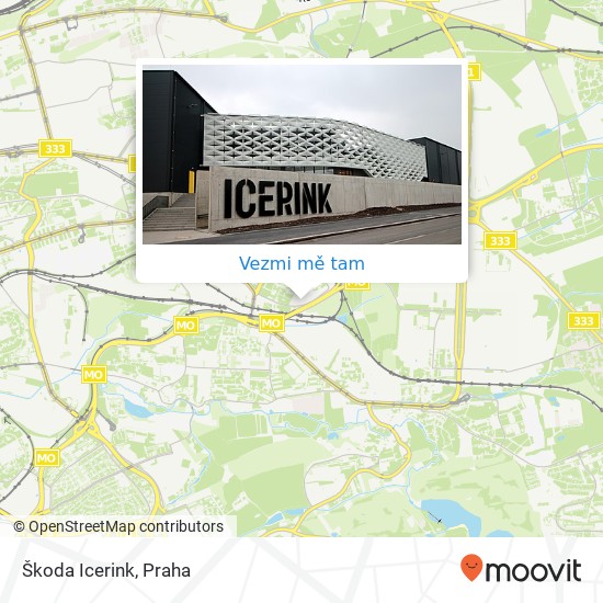 Škoda Icerink mapa