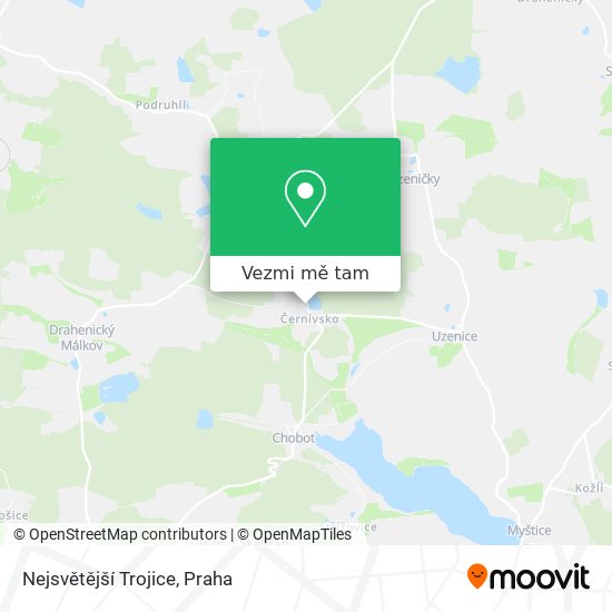 Nejsvětější Trojice mapa