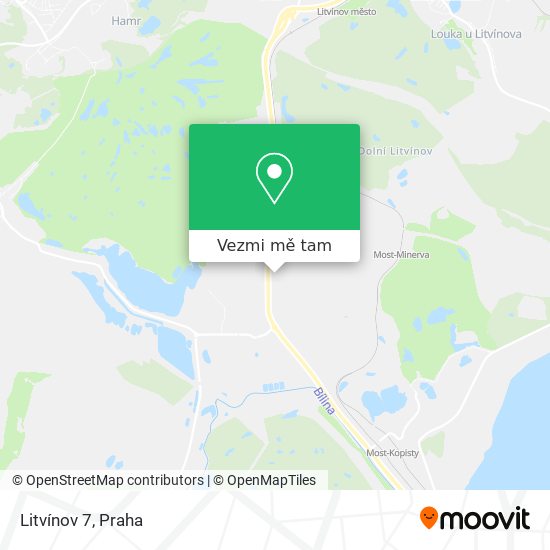 Litvínov 7 mapa