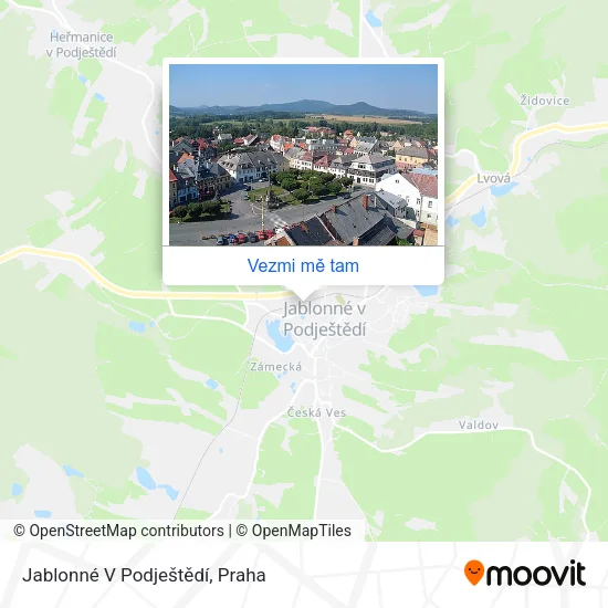 Jablonné V Podještědí mapa