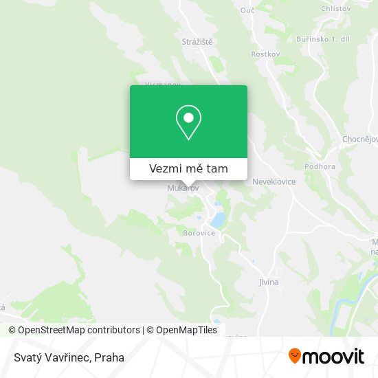 Svatý Vavřinec mapa