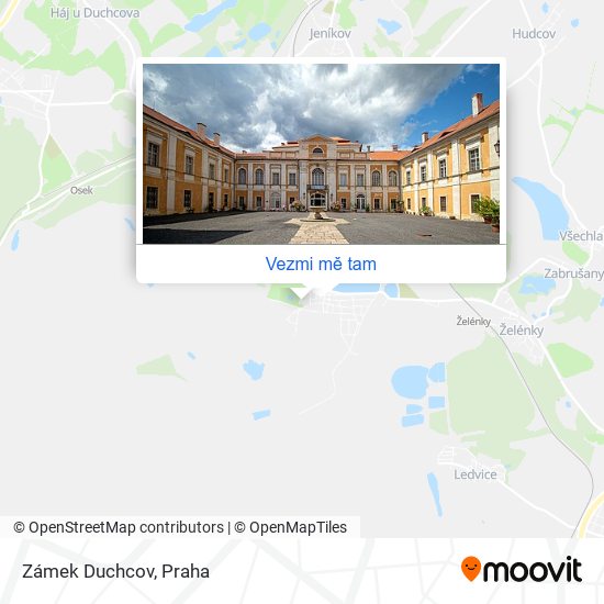 Zámek Duchcov mapa