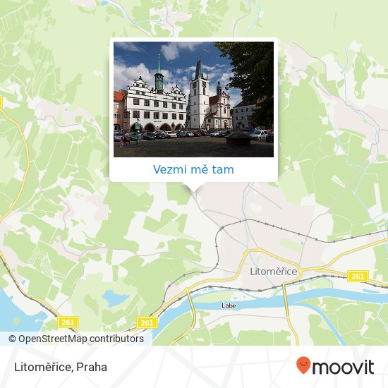 Litoměřice mapa