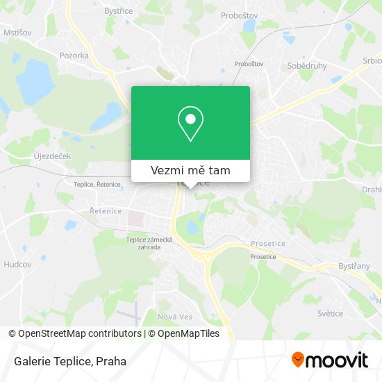 Galerie Teplice mapa