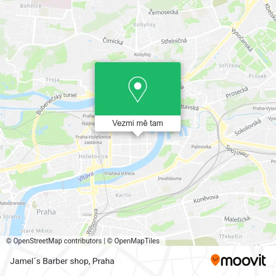Jamel´s Barber shop mapa