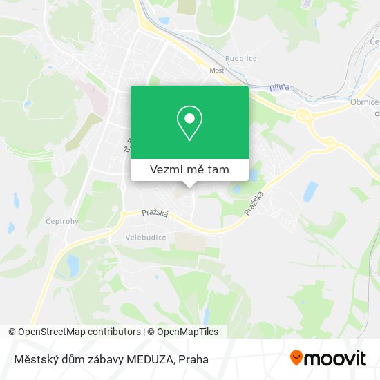 Městský dům zábavy MEDUZA mapa