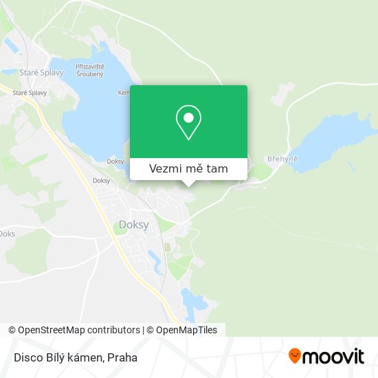 Disco Bílý kámen mapa