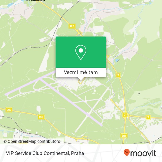 VIP Service Club Continental mapa