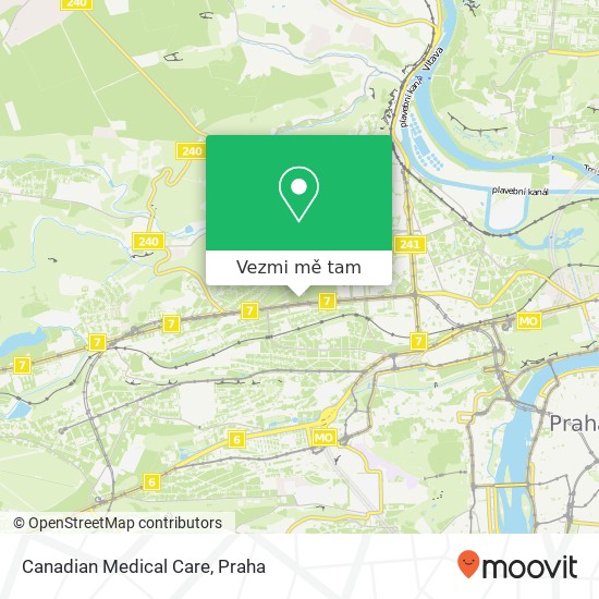 Canadian Medical Care mapa