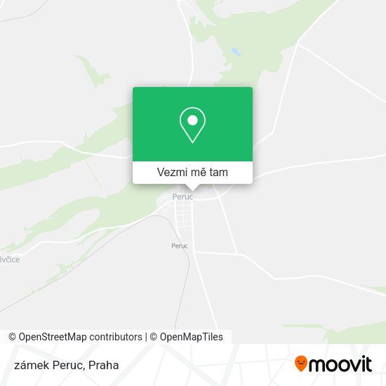 zámek Peruc mapa