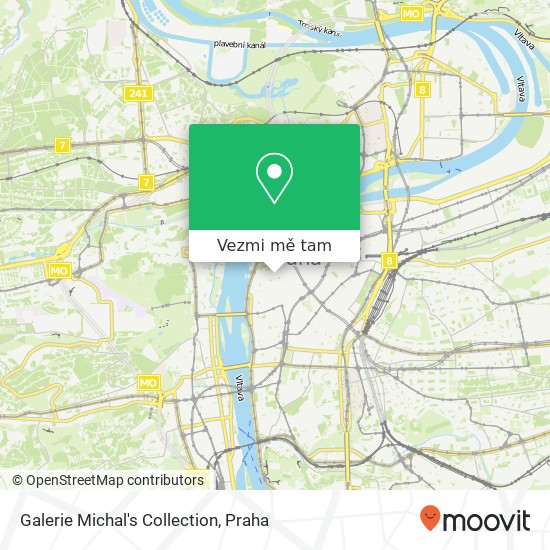 Galerie Michal's Collection mapa